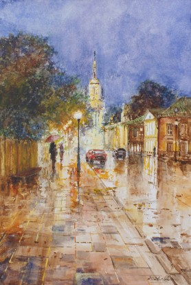 Москва. Огни ночного города