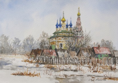 Весенний день в деревне